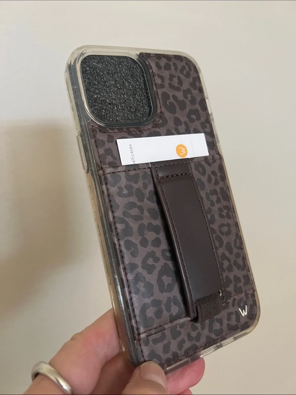 Walli Case “Shadow Leopard” iPhone 13 Pro Max New Two Tone Brown